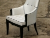 Modern Ebonised Arm Chair